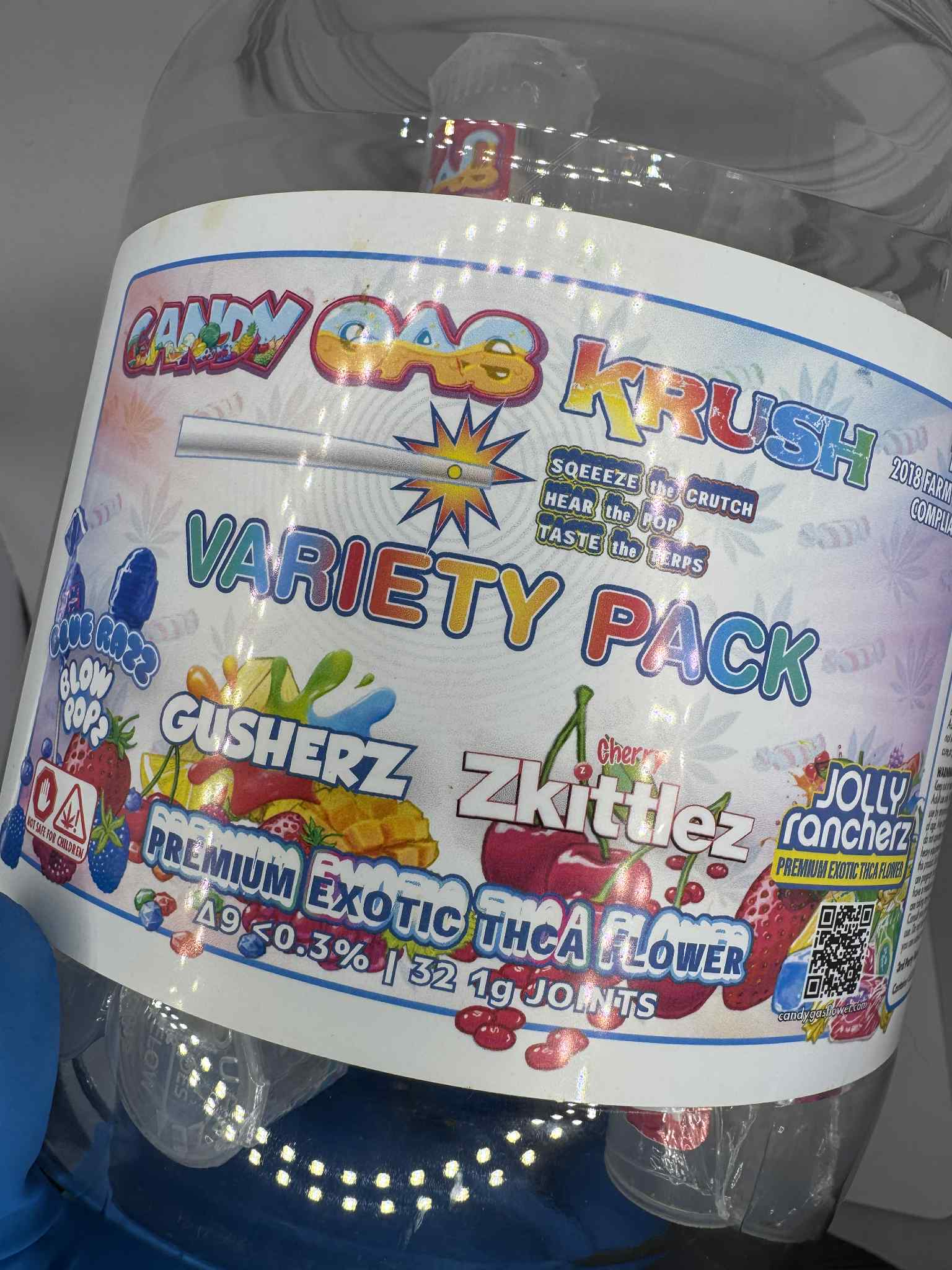 Candy Gas THCA Pre-Rolls w/ Terp Ball