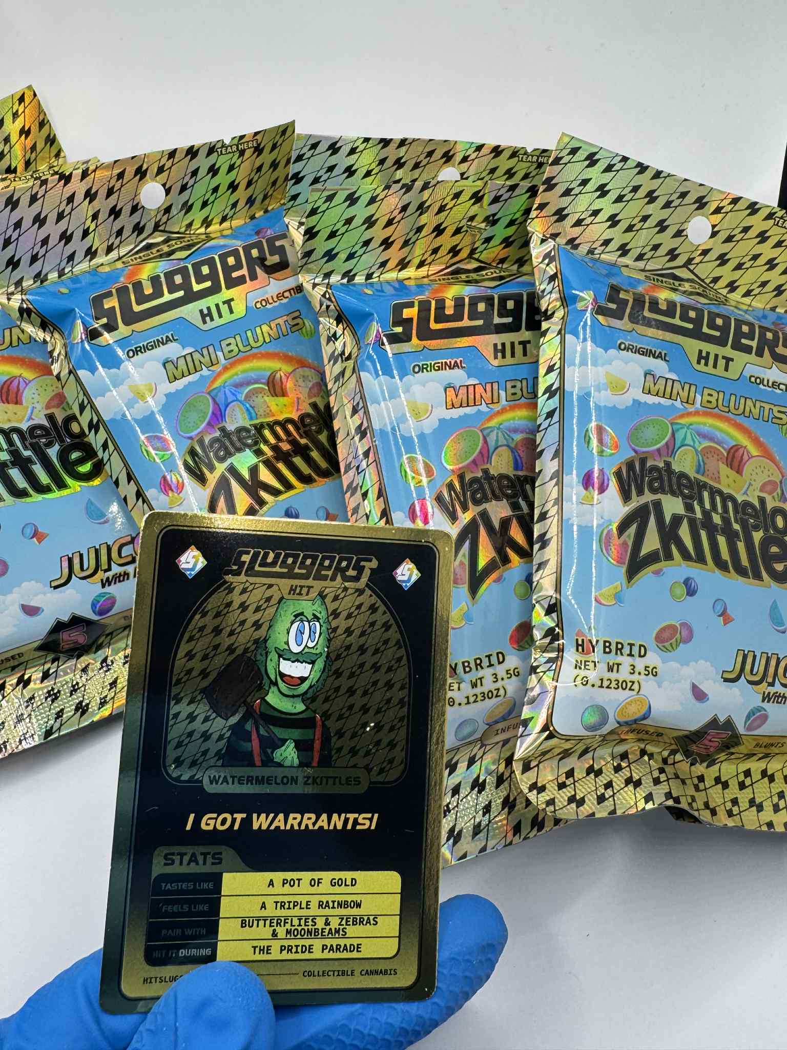 Sluggers Mini Bluntz THCA Diamond Coated & Infused – 5 Pack