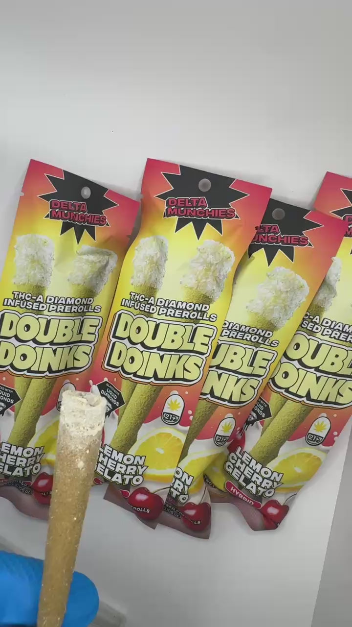 Double Doinks THCA Diamond Infused Pre-Rolls